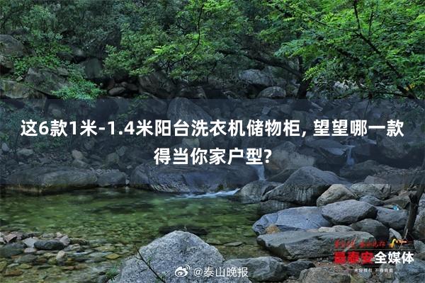 这6款1米-1.4米阳台洗衣机储物柜, 望望哪一款得当你家户型?